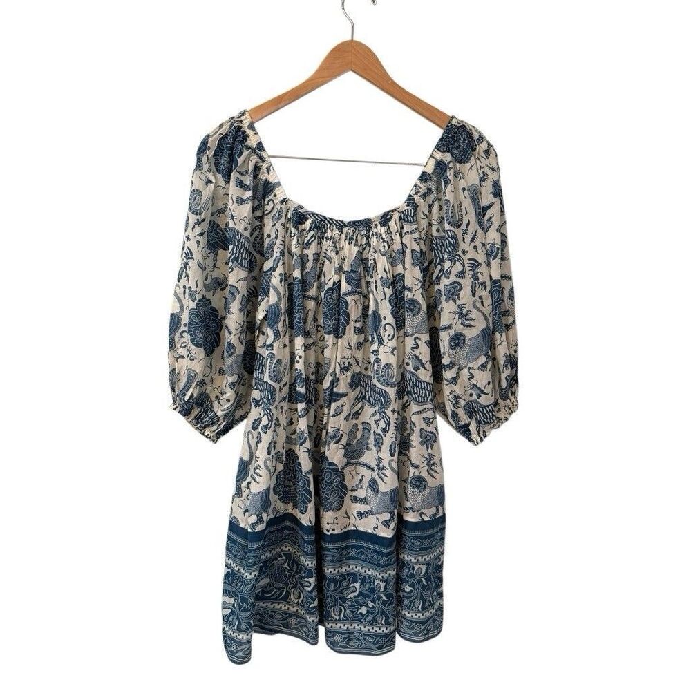 Rhode Ruby Border Print Mini Dress Size XS